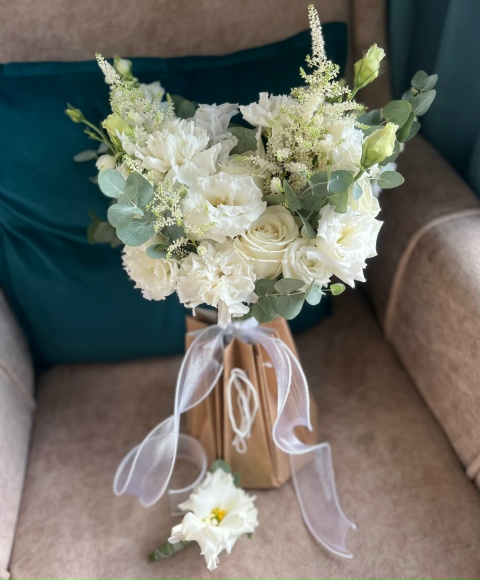 Свадебный букет «Эльза» и его дублер