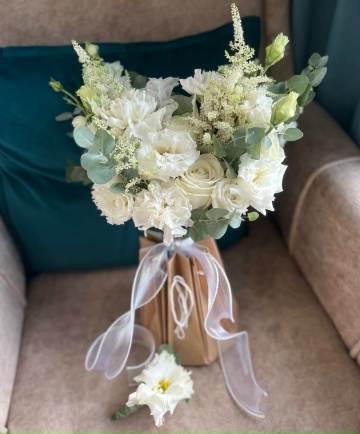 Свадебный букет «Эльза» и его дублер